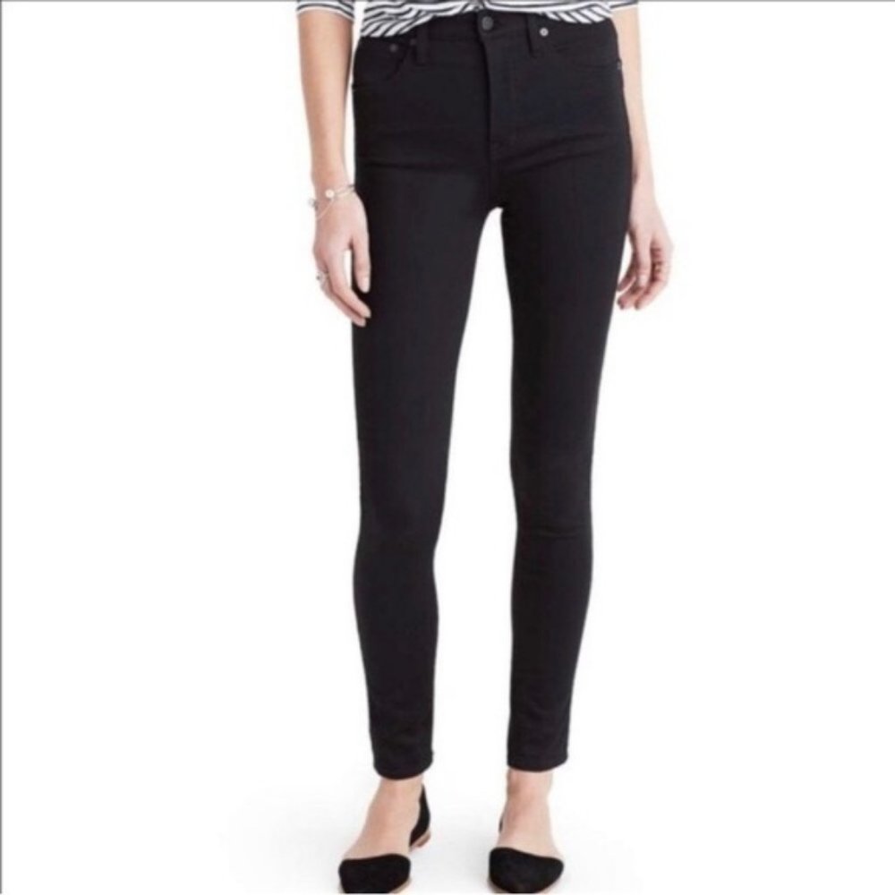 Madewell 10 inch high rise skinny black size 26